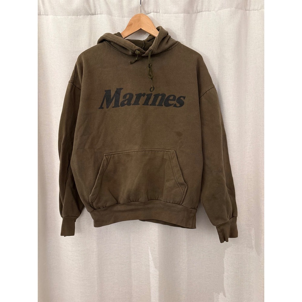 Rothco US Marines Hoodie Mens Small Olive Green Military Pullover Sweatshirt